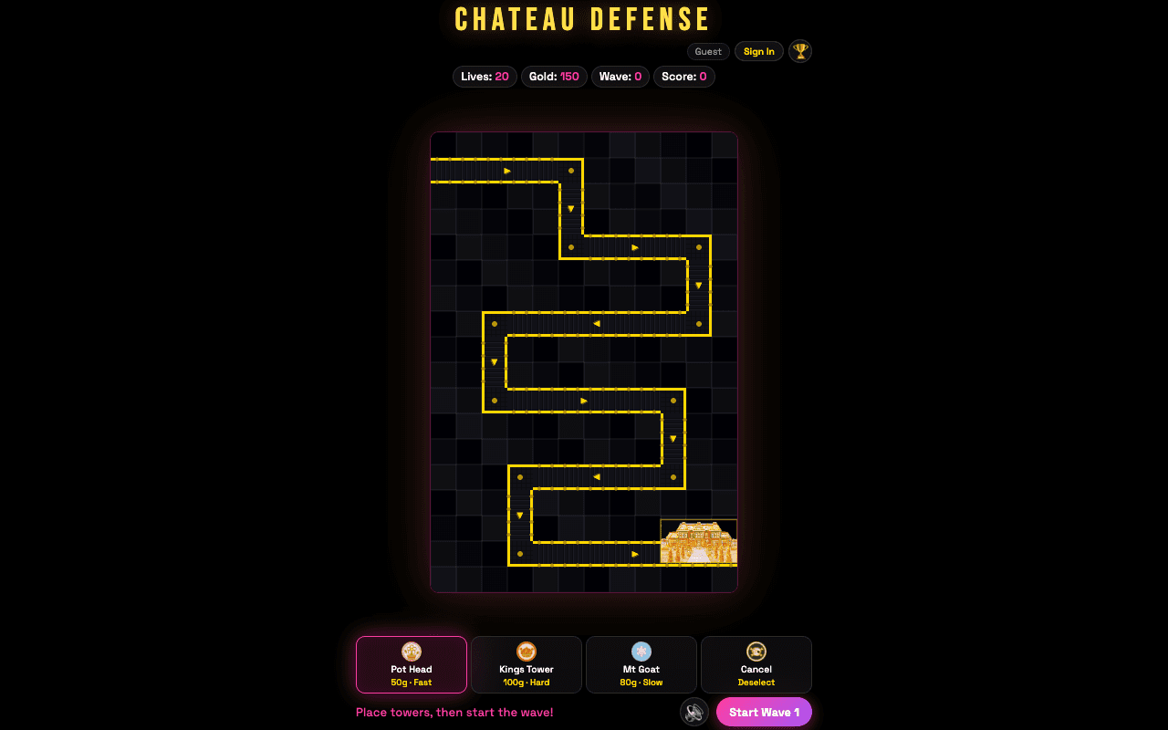 Chateau Defense preview